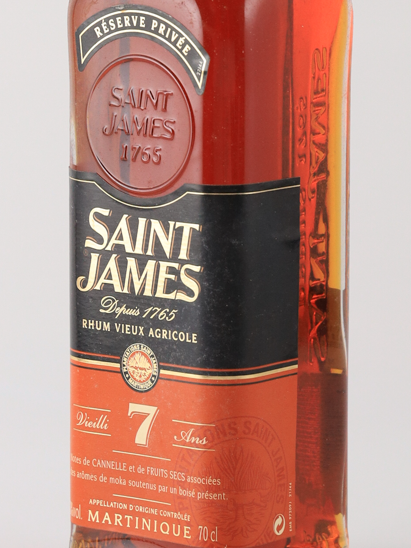 Saint James Trilogy 7 Year Old (Label Defect, No Box) - image 6