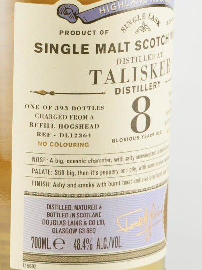 Old Particular Talisker 8 Years 2009