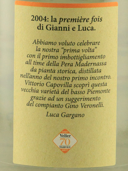 Capovilla Pira Madernassa 2004 Verrier 70th Anniversary Bottle