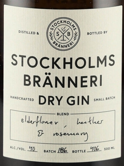 Stockholm Branneli Dry Gin