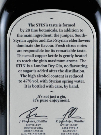 Stin Styrian Dry Gin