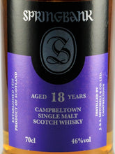 Load image into Gallery viewer, Springbank 18 Years 2017 Release