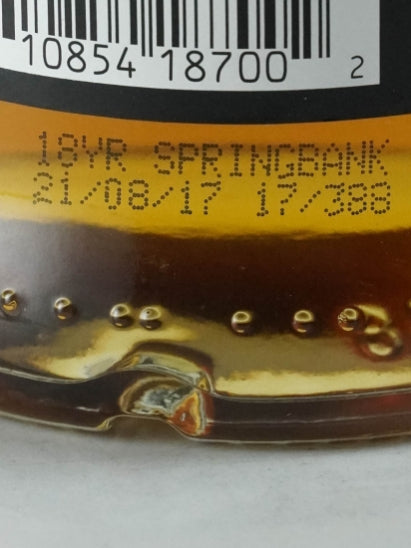 Springbank 18 Years 2017 Release