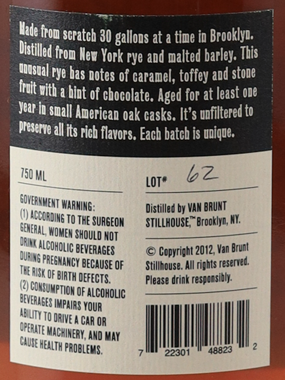 Van Brant Stillhouse Rye