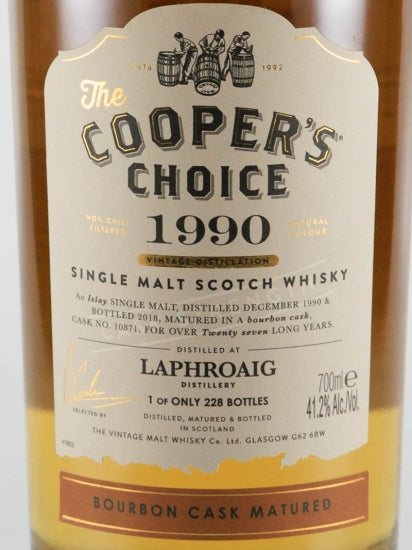 Cooper's Choice Laphroaig 27 Years 1990