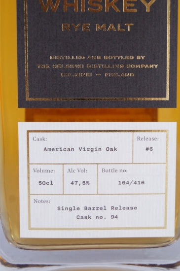Helsinki Whiskey Rye Malt #6