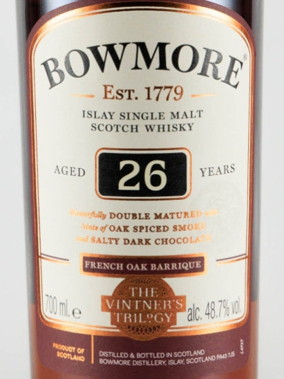 Bowmore 26 Years Vintner's Trilogy