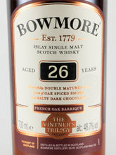 Load image into Gallery viewer, Bowmore 26 Years Vintner's Trilogy