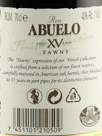 Ron Abuelo 15 Years Finish Collection Tawny