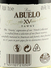 Load image into Gallery viewer, Ron Abuelo 15 Years Finish Collection Tawny