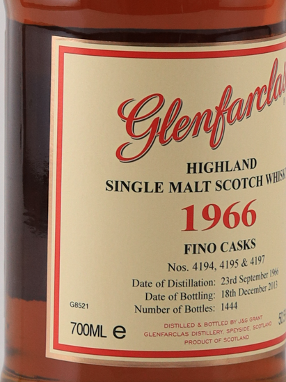 Glenfarclas 1966 Fino Cask 150th Anniversary