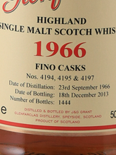 Load image into Gallery viewer, Glenfarclas 1966 Fino Cask 150th Anniversary