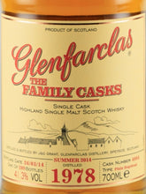 Load image into Gallery viewer, Glenfarclas Family Cask 1978/2014