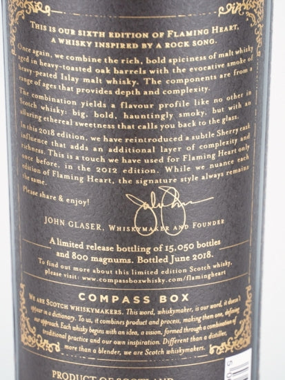 Compass Box Flaming Heart 6th Release