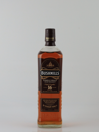 Bushmills Single Malt 16 Years Old Label