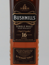 Load image into Gallery viewer, Bushmills Single Malt 16 Years Old Label