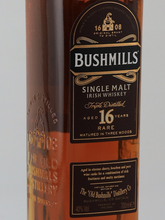 Load image into Gallery viewer, Bushmills Single Malt 16 Years Old Label