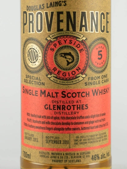 Provenance Glenrothes 5 Years 2013