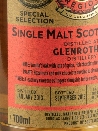 Provenance Glenrothes 5 Years 2013