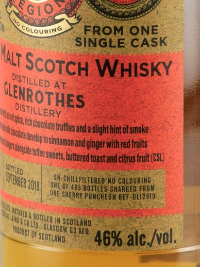 Provenance Glenrothes 5 Years 2013