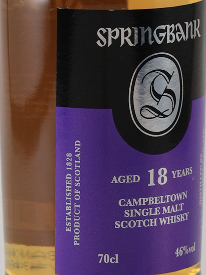 Springbank 18 Years 2018 Release