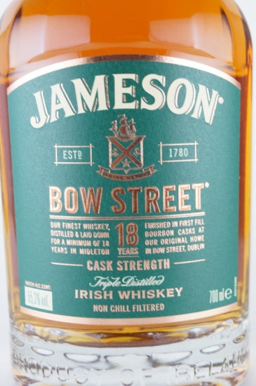 Jameson Bow Street 18 Years 2018 Release