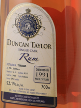 Load image into Gallery viewer, Duncan Taylor Trinidad T.D.L. 25 Years 1991