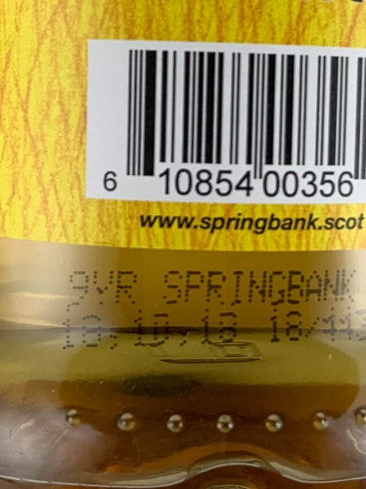 Springbank Local Barley 9 Years