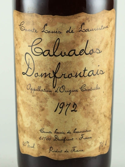 Louis De Lauriston Donfrontais 1972 Old Label