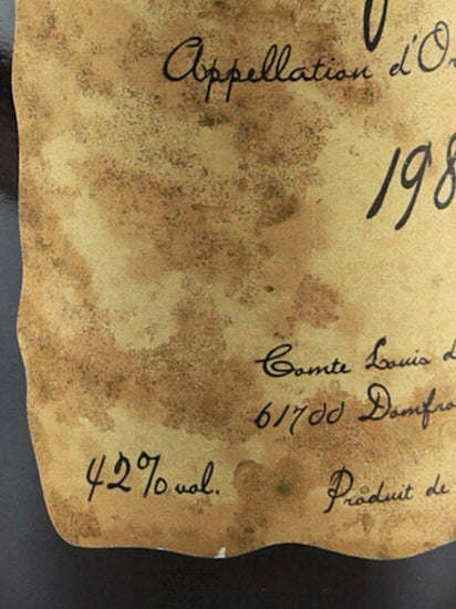 Louis De Lauriston Donfrontais 1982 Old Label