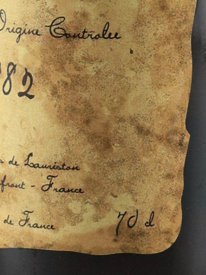 Louis De Lauriston Donfrontais 1982 Old Label