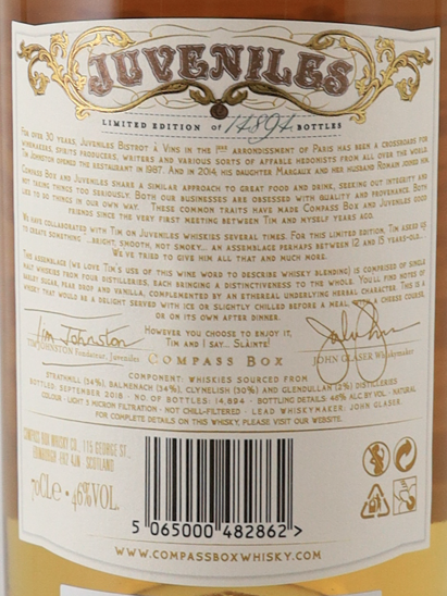 Compass Box Juveniles