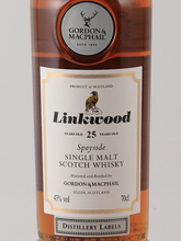 Load image into Gallery viewer, Gordon &amp; MacPhail Distillery Label Linkwood 25 Years 2020 Release