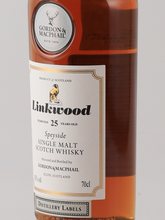 Load image into Gallery viewer, Gordon &amp; MacPhail Distillery Label Linkwood 25 Years 2020 Release