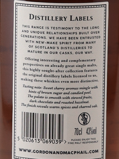 Gordon & MacPhail Distillery Label Linkwood 25 Years 2020 Release