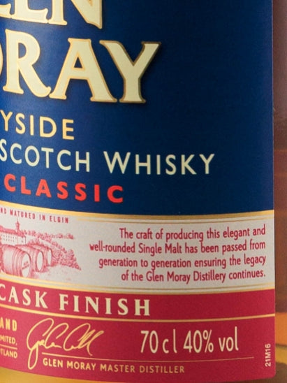 Glenmorangie Sherry Cask Finish Old Label