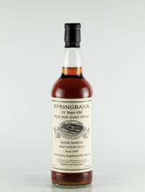 Springbank 21 Years 1997 for MALT HOUSE ISLAY