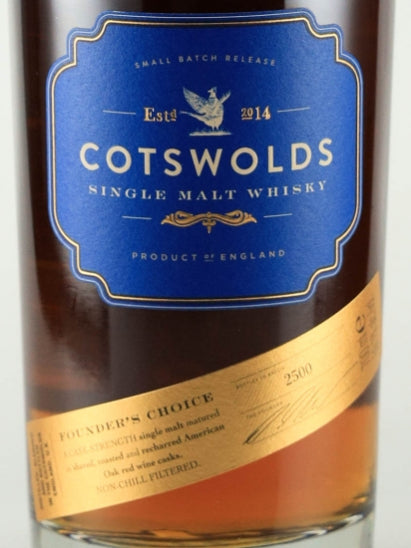 Cotswolds Single Malt Whisky Founder's Choice