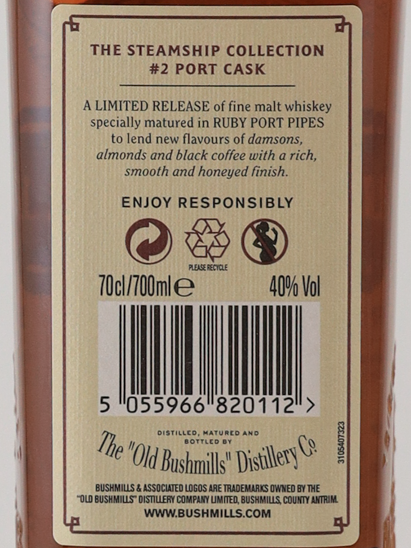 Bushmills Steamship Port Cask
