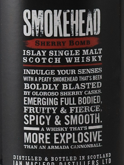 Smokehead Sherry Bomb