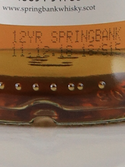 Springbank 12 Years Cask Strength 2018