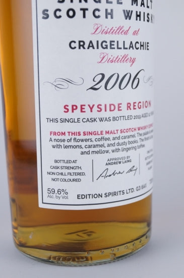 First Editions Craigellachie 12 Years 2006