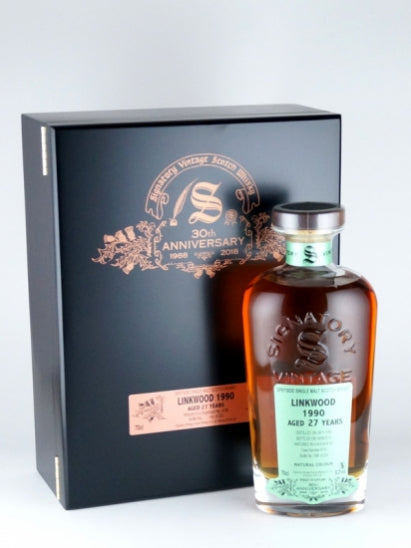 Signatory Linkwood 27 Years 1990 30th Anniversary