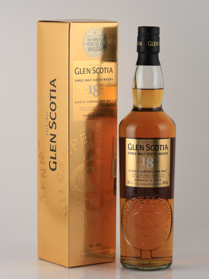Glen Sotia 18 Years Old Label