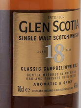 Load image into Gallery viewer, Glen Sotia 18 Years Old Label