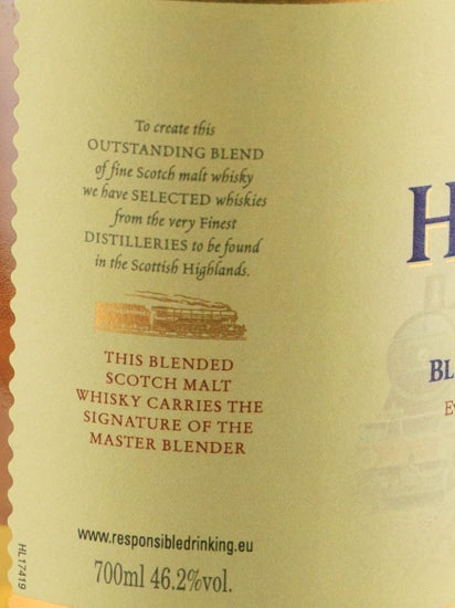 Hunter Laing Highland Journey Old Label