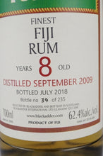 Load image into Gallery viewer, Black Adder Raw Cask Fiji Rum 8 Years 2009