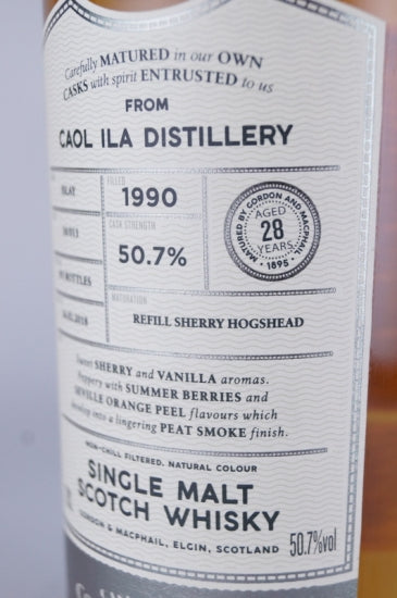 Connoisseur's Choice Cask Strength Caol Ila 28 Years 1990