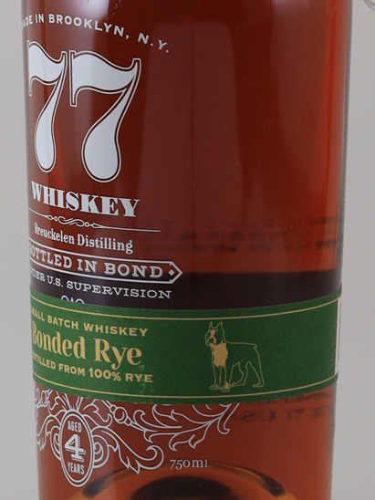 77 Whiskey Bonded Rye