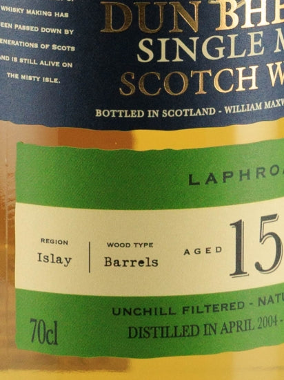 Dun Bheagan Laphroaig 15 Years 2004